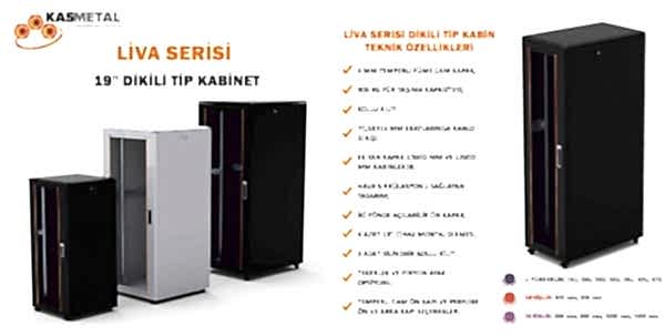 LIVA Serisi Dikili Tip Kabinler Stokta